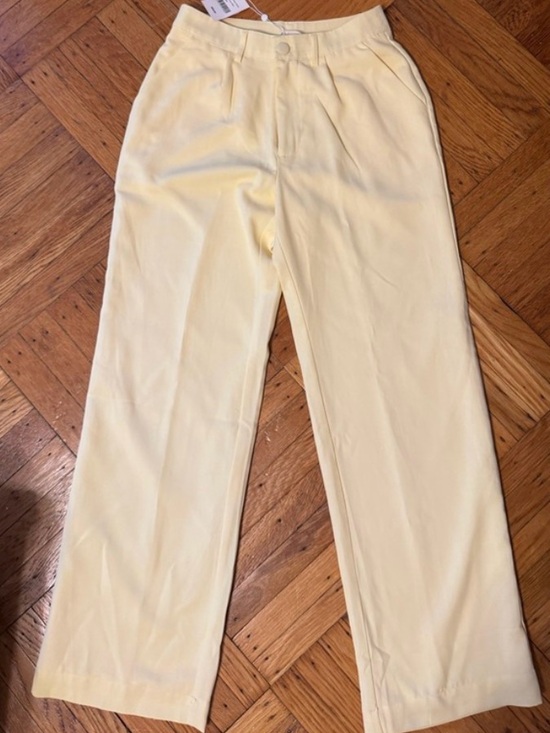 SUPRE Pants - SUPRE Crips Yellow Wide Leg PANTS